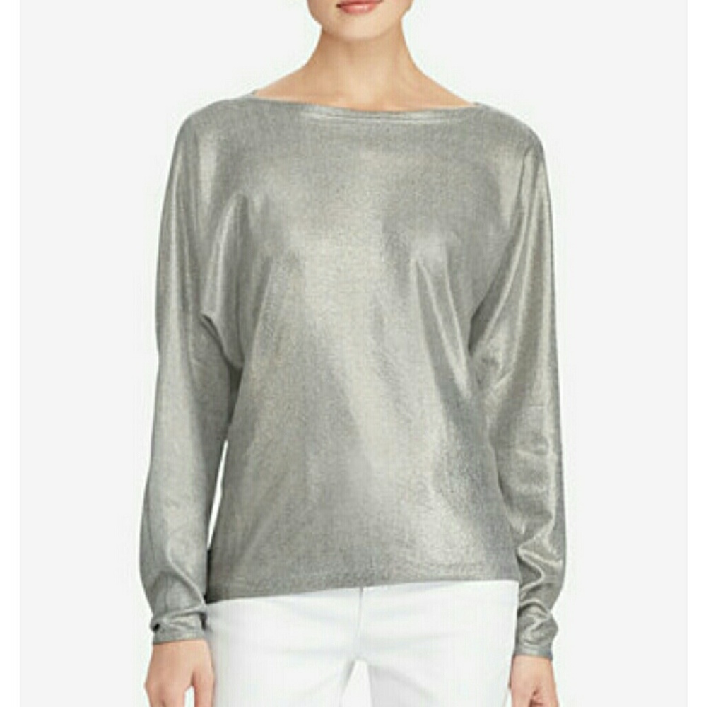 Metallic sweater